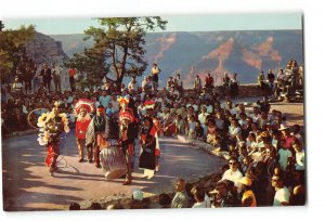 Grand Canyon National Park Arizona AZ Vintage Postcard Hopi Indian Dancers