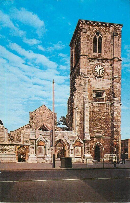 UK England Holyrood church Southampton clocktower 1963