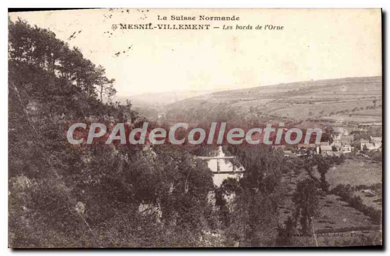 Postcard Old Mesnil Villement Les Bords De I'Orne