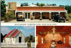 Multiple Views of Matakohe Northland New Zealand Postcard