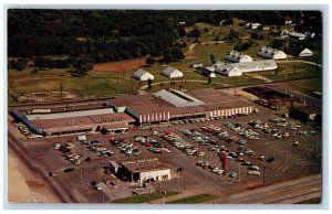 Eau Claire Wisconsin Postcard Co-Op Shopping Center Highland Avenue 1960 Vintage