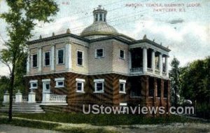Masonic Temple, Harmony Lodge - Pawtuxet, Rhode Island