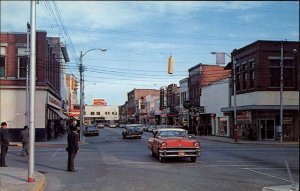 Florence South Carolina SC Classic 1960s Cars Street Scene Vintage Postcard