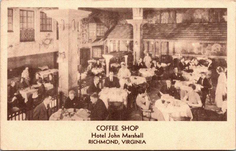 Postcard Coffee Shop at Hotel John Marshall in Richmond, Virginia~136731