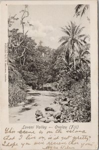 Lovoni Valley Ovalau Fiji c1904 LN Anderson Levuka Postcard G97