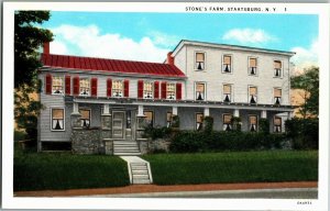 Stone's Farm Staatsburg NY Vintage Postcard B11