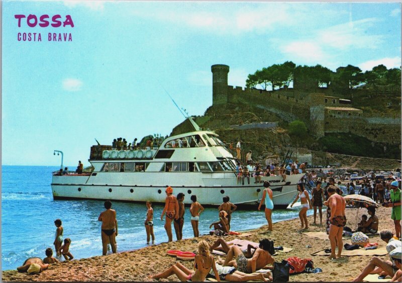 Spain Tossa Costa Brava Vintage Postcard BS.26