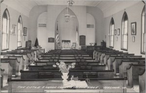 RPPC Postcard Little Brown Church in the Vale Nashua  Iowa IA