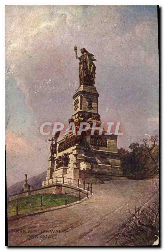 Postcard Old Das Niederwalddenkmal
