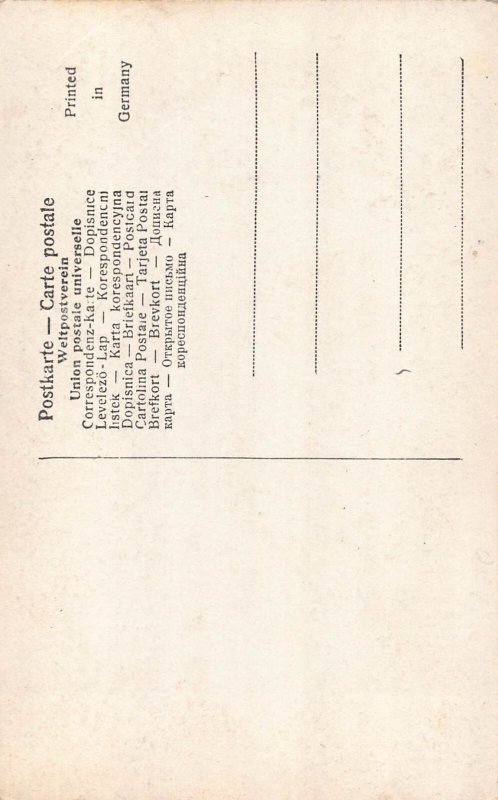 B449 Glamour Risque Woman Getting Dressed Putting Socks on RPPC postcard