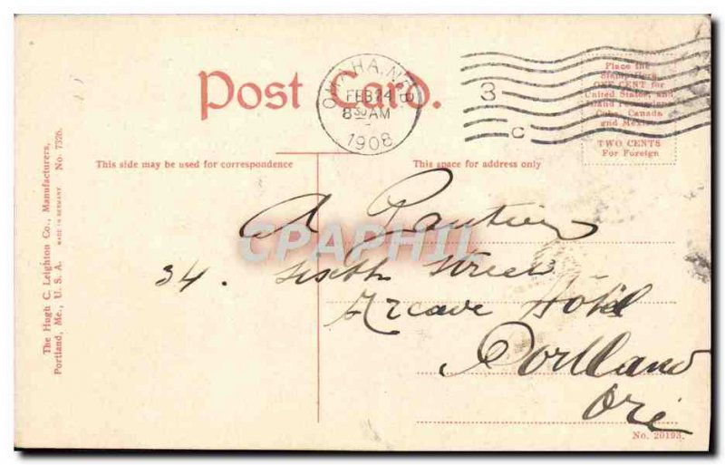 Postcard Old St Looking North Omaha Neb