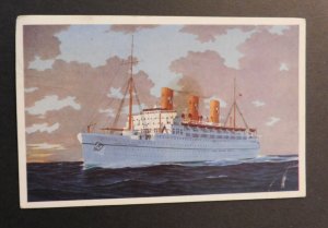 Mint Ship Postcard Canadian Pacific Flagship Empress of Scotland