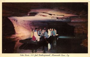 Mammoth Cave Kentucky 1960s Postcard Echo River 360 Feet Underground