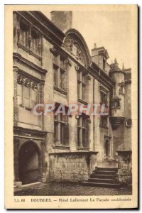 Postcard Old Hotel Lallemant Bourges The Western Facade