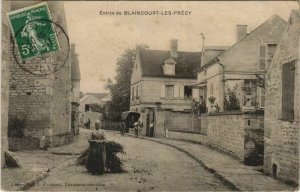 CPA blaincourt-les-precy entree de blaincourt-les-precy (1207591) 