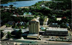 Vtg Traverse City Michigan MI Park Place Motor Inn Hotel Chrome View Postcard