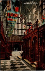 VINTAGE POSTCARD HENRY THE VII CHAPEL WESTMINSTER ABBEY LONDON U.K. c. 1910-1912