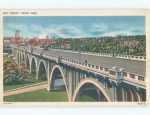 Linen BRIDGE SCENE Akron Ohio OH d4740