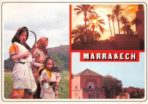 BG21158 marrakech child woman  types folklore morocco