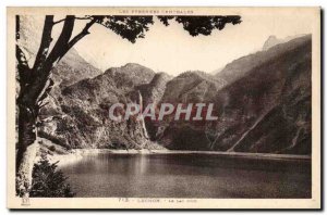 Luchon Old Postcard Lake d & # 39Oo