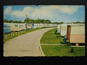 Sussex Ballast Hole PAGHAM Church Farm Caravan Park c1950s RP Postcard by Pullen