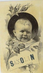 1870's-80's Chalcedony Saxolin Soap F. Pokrzywinski Happy Smiling Baby P61