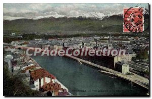 Old Postcard Grenoble Vue Generale