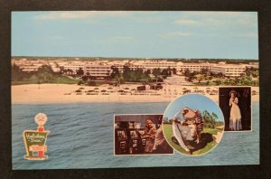 Mint Vintage Freeport Holiday Inn Bahamas Beach Real Picture Postcard RPPC