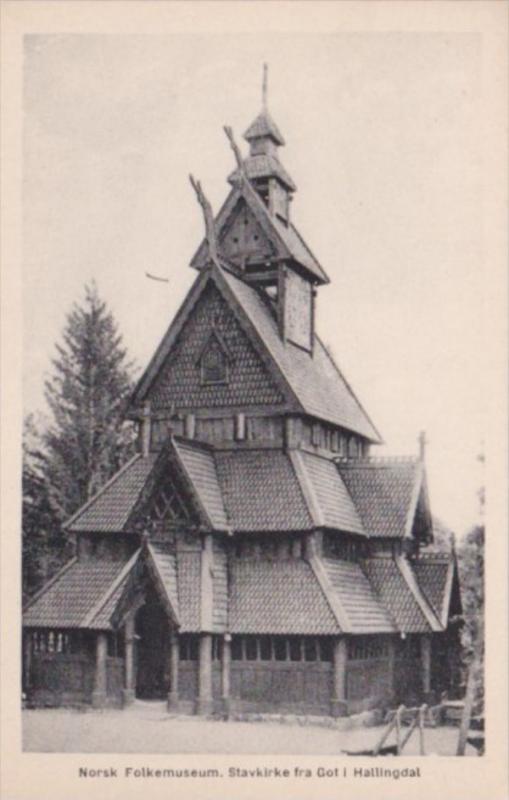 Norway Norsk Folkemuseum Stavkirke fra Got i Hallingdal