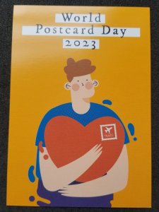 [AG] P203 Malaysia World Postcard Day Postcrossing Love Heart (postcard) *New