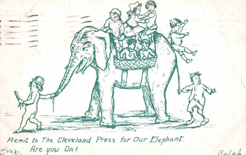 Elephant Advertising Cleveland Press