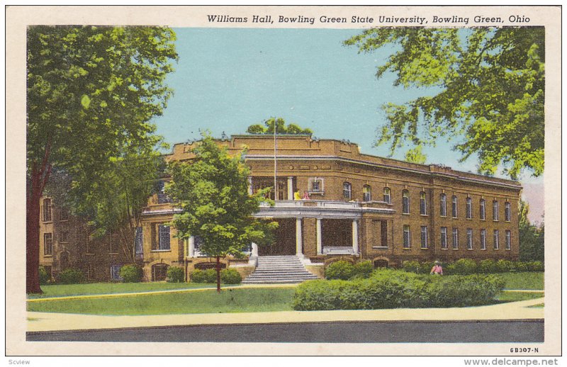 Exterior,  Williams Hall,  Bowling Green State University,  Bowling Green,  O...