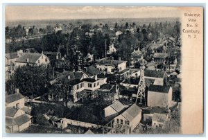 c1910's Bird's Eye View No. 8 Cranbury New Jersey NJ Unposted Antique Postcard