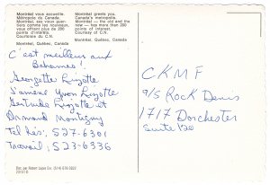 Panoramic View of Montreal, Quebec, Canada