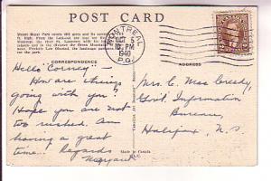 Montreal, Lookoff, City, Cache, Quebec, Used 1940