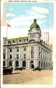 Postcard CAN Sasketchewan Moose Jaw Post Office