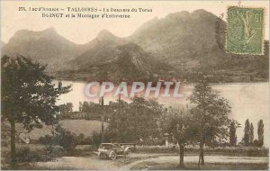 Old Postcard Lake Annecy Talloires The Descent of Toron Duigt and Mountain Au...