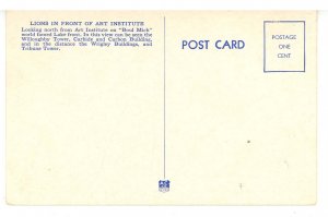 IL - Chicago. Art Institute Lions