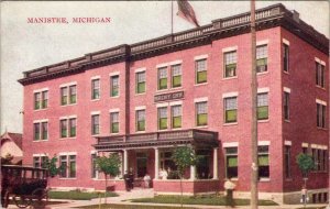 Manistee, MI Michigan  BRINY INN  Hotel~Rooming House~Lodging  ca1910's Postcard