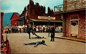 North Carolina Maggie Valley Ghost Mountain Park Gunfight On Main Street