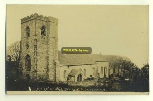 cu0684 - Mitton Church , Staffordshire - postcard