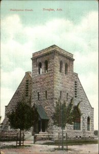 Douglas AZ Presbyterian Church c1910 Postcard