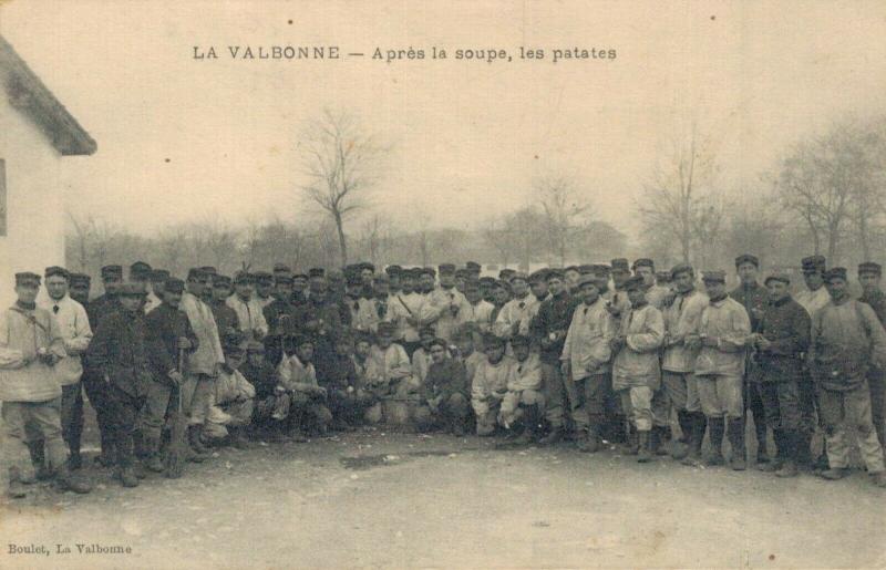 Military - La Valbonne Aprés la soupe les patates World War 1 02.88