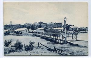 Puente Caimanera Bridge Guantanamo Cuba 1910c postcard