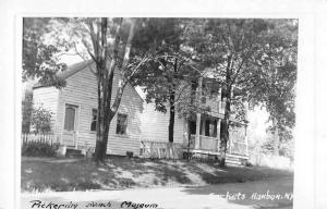 Sackets Harbor New York Pickering Beach Museum Real Photo Postcard JA4741971