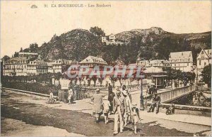 Postcard Old Bourboule Les Rochers