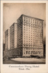 The Commodore Perry Hotel Toledo OH Postcard PC442