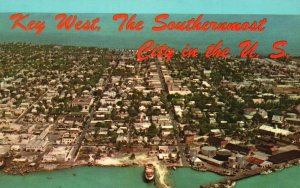 Vintage Postcard Key West The Southernmost City In The United States Florida FL