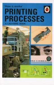 Printing Processes Industry Ladybird First Edition Book Postcard