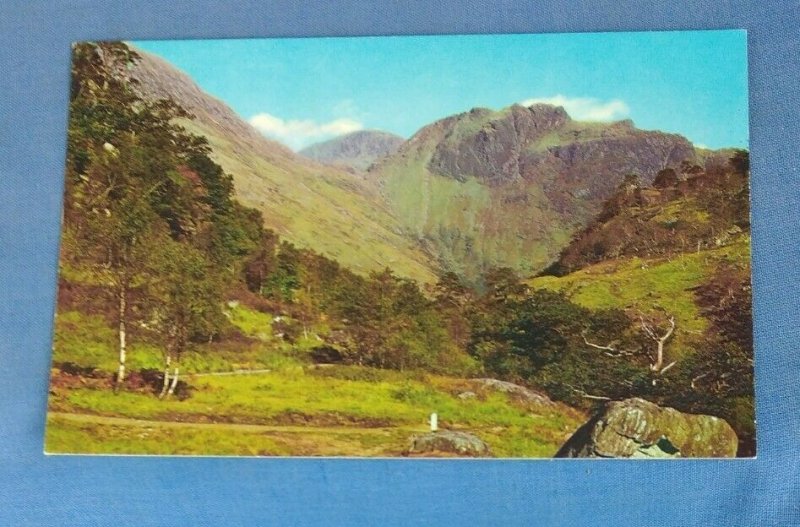 Vintage Postcard At The Head Of Glen Nevis K1B